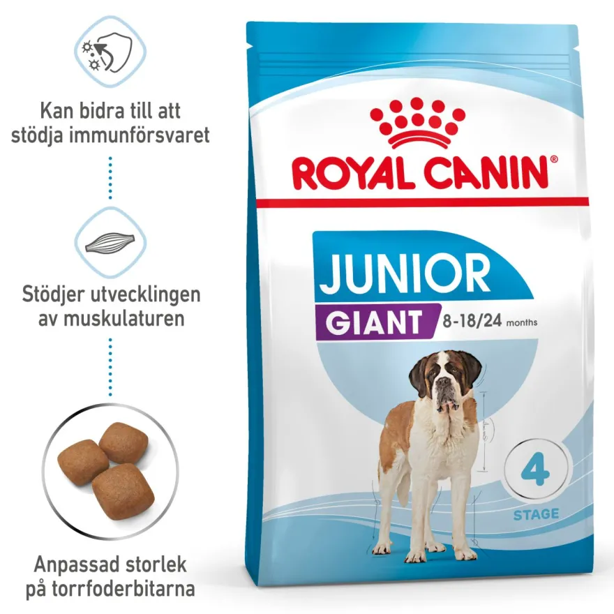 Giant Junior tørrfôr for valper 15 kg