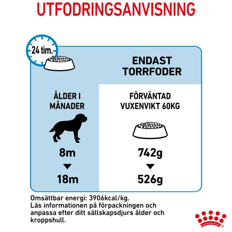Giant Junior tørrfôr for valper 15 kg