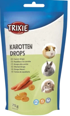 Gnagardrops glutenfri med gulrot, 75 g