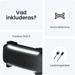 GPS-tracker for hund Dog 6 - Svart 71 x 29 x 17 mm