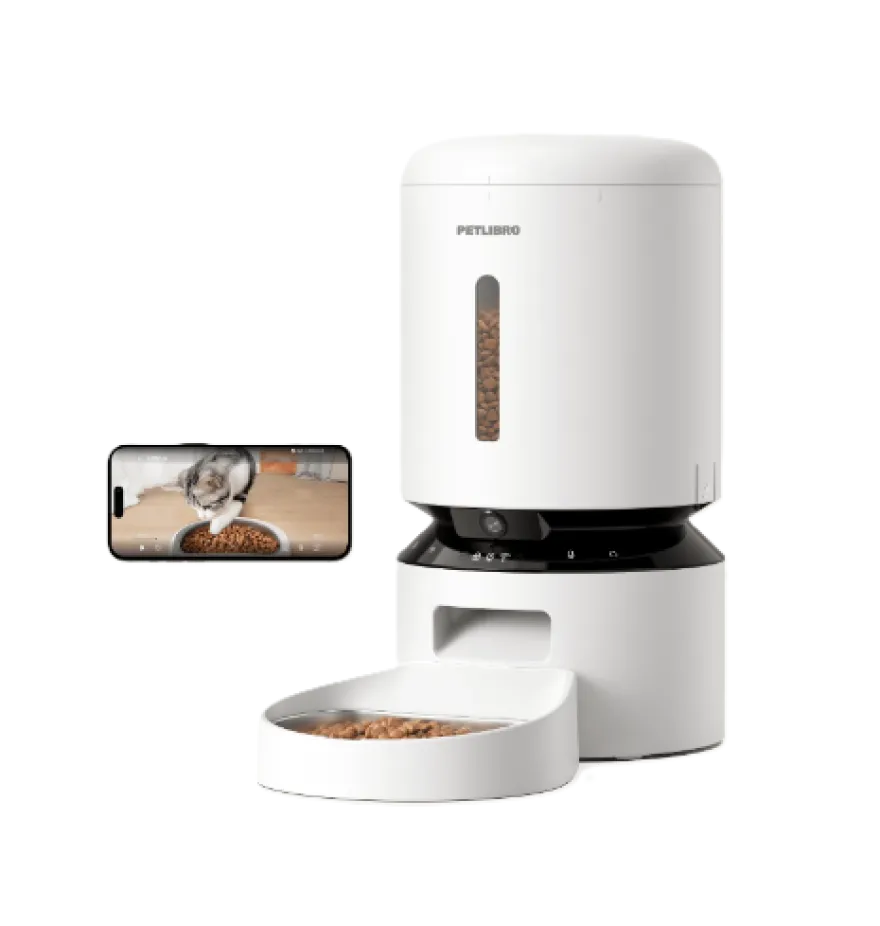Granary Feeder med kamera, hvit