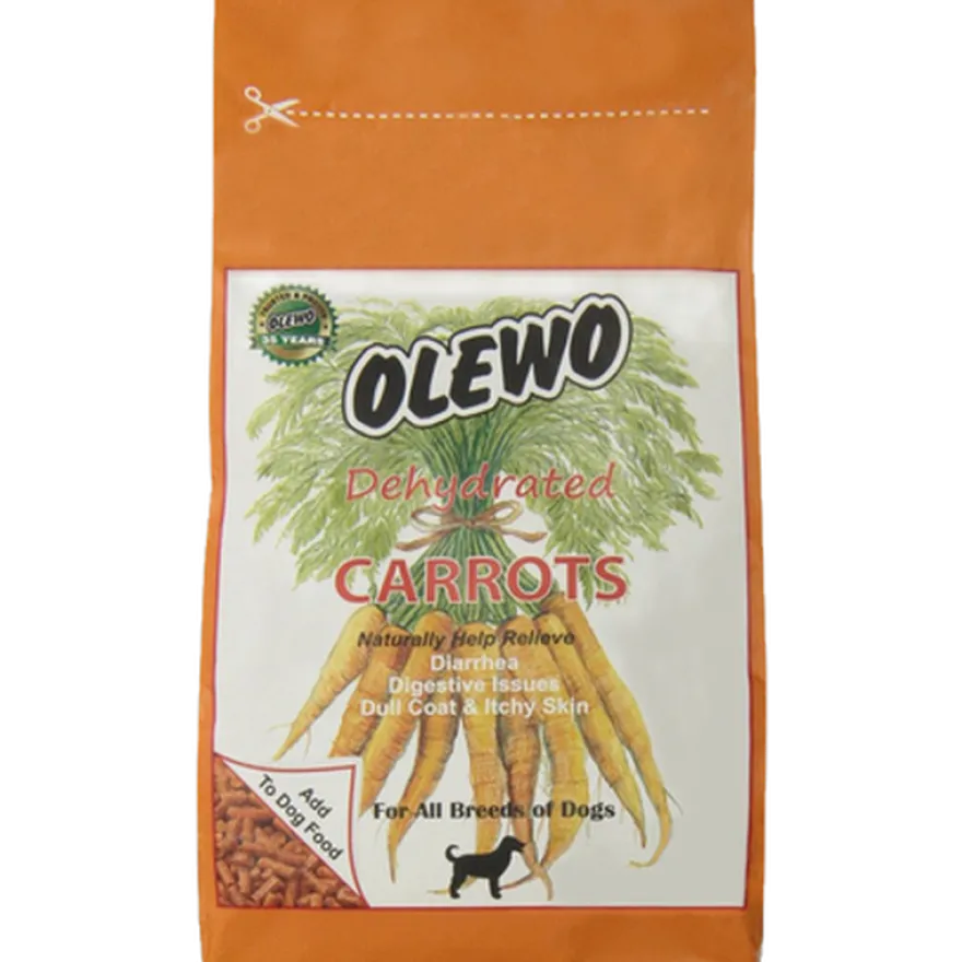 Gulrotpellets for hunder 1 kg - Gulrotpellets for hund