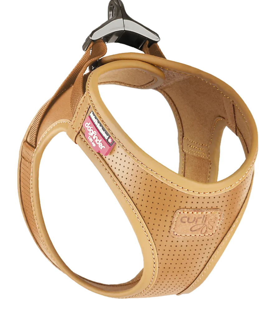 Harness i vegansk epleskinn brun X-Small