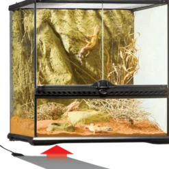 Heat Wave Desert - Terrarium Substratvarmer Svart 25 W, 28 x 43 cm