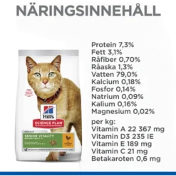 Hills SP Feline Senior Vitality Adult 7+ Kylling 7 kg