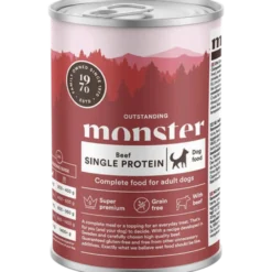 Hund Adult Single Beef Burk 400 g x 6