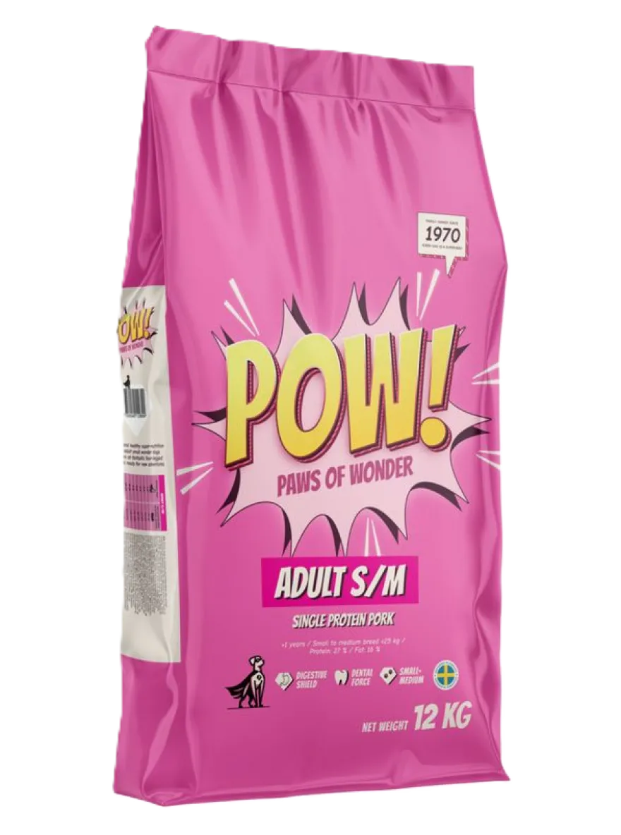 Hund Adult Small / Medium Svinekjøtt 12 kg