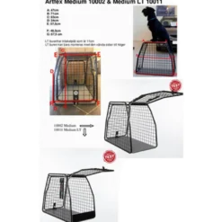 Hundbur - Black Medium - 10002 - 83x49.5x67.5 cm