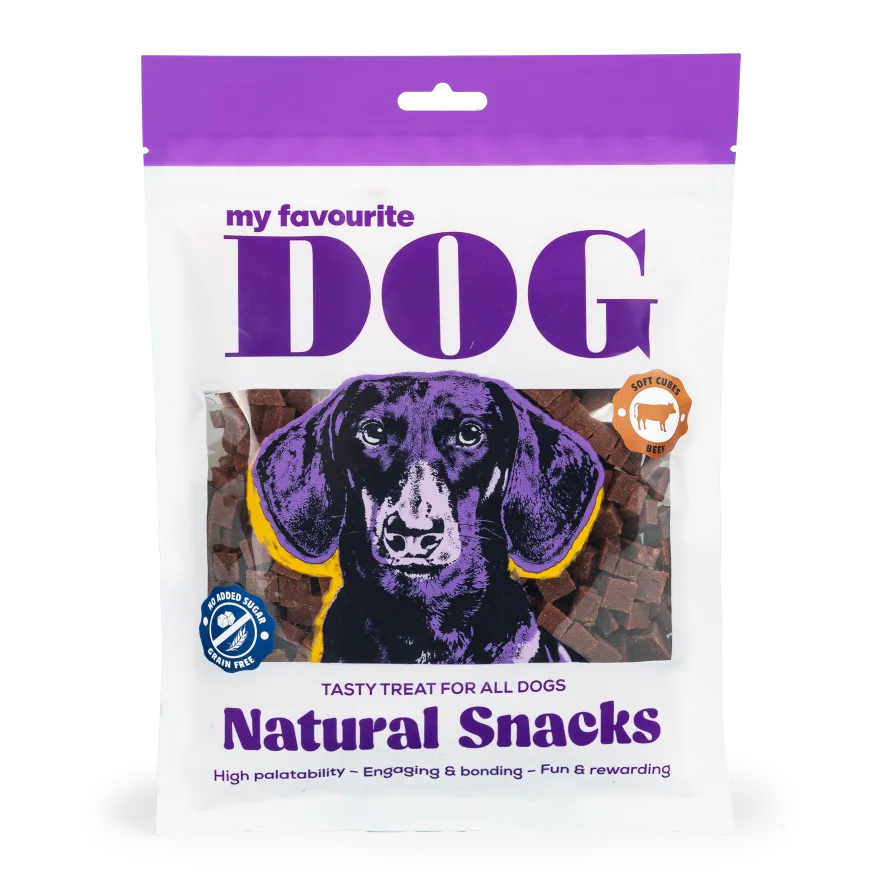 Hundebiff i terninger, 0,5 cm, 400 g