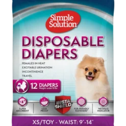 Hundebleie for tispe X-Small