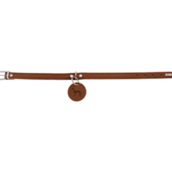 Hundehalsbånd Aalborg Brun 42 - Halsmål 32-38cm