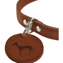 Hundehalsbånd Aalborg Brun 42 - Halsmål 32-38cm