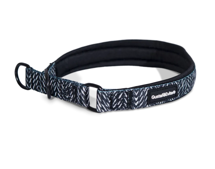 Hundehalsbånd Finessish halvstrup XS, 15 mm x 30–40 cm Mønstret