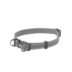 Hundehalsbånd Rufus justerbart, 15mmx35-50cm, Grå