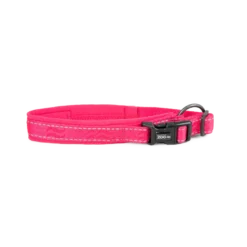 Hundehalsbånd Rufus justerbar 20 mm x 35-45 cm Rosa