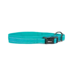 Hundehalsbånd Rufus justerbar 20 mm x 35-45 cm Turkis
