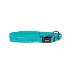 Hundehalsbånd Rufus justerbar 20 mm x 30-40 cm Turkis