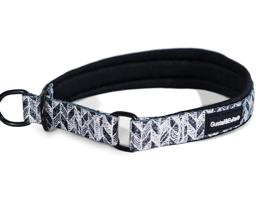 Hundehalsbånd Trendish halvstrup XS, 15mm x 30-40cm mønstret