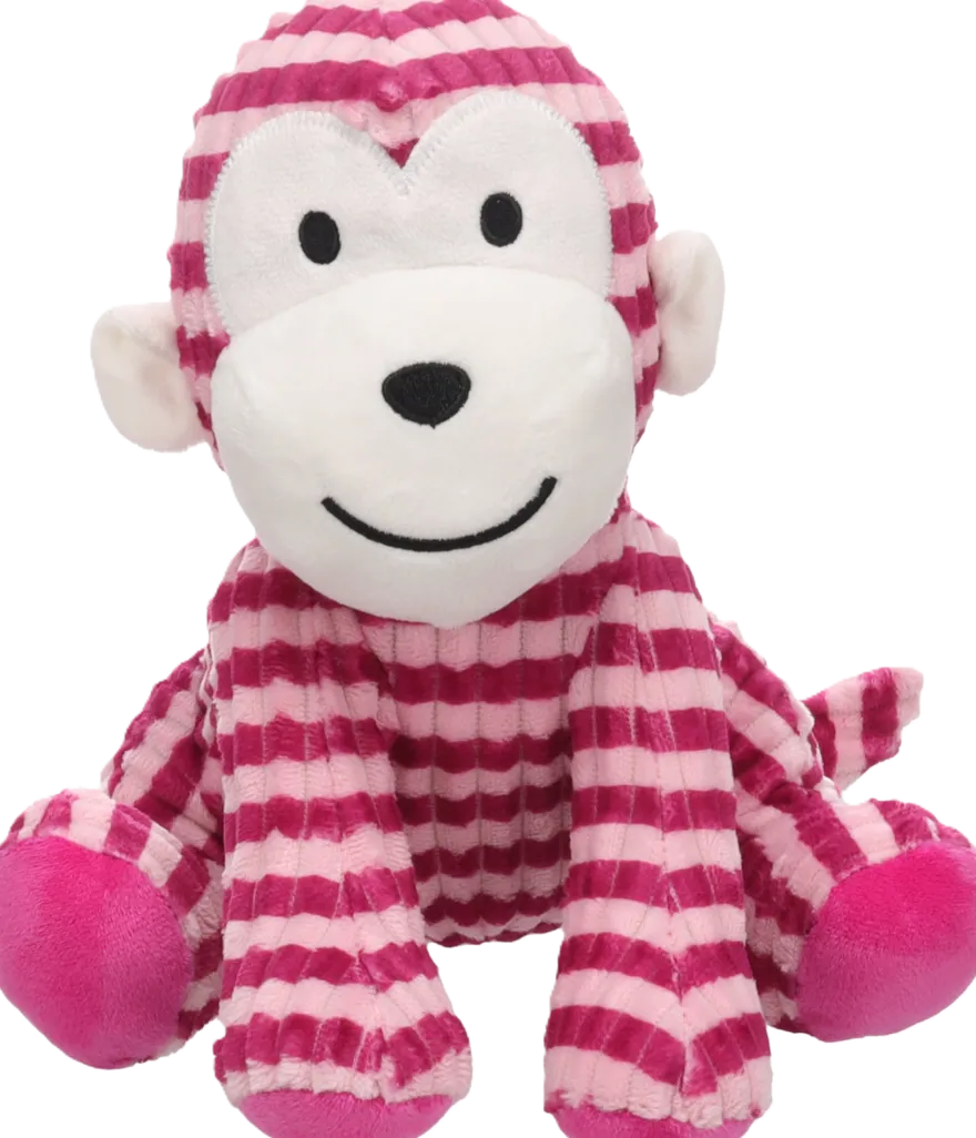 Hundeleke Azor Monkey, rosa, 26 cm