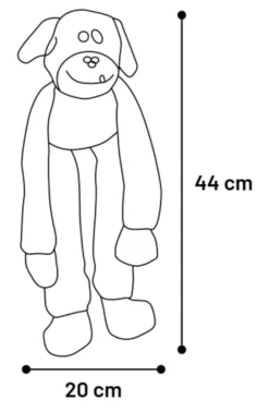 Hundeleke «Long Legs Dog», 44 cm
