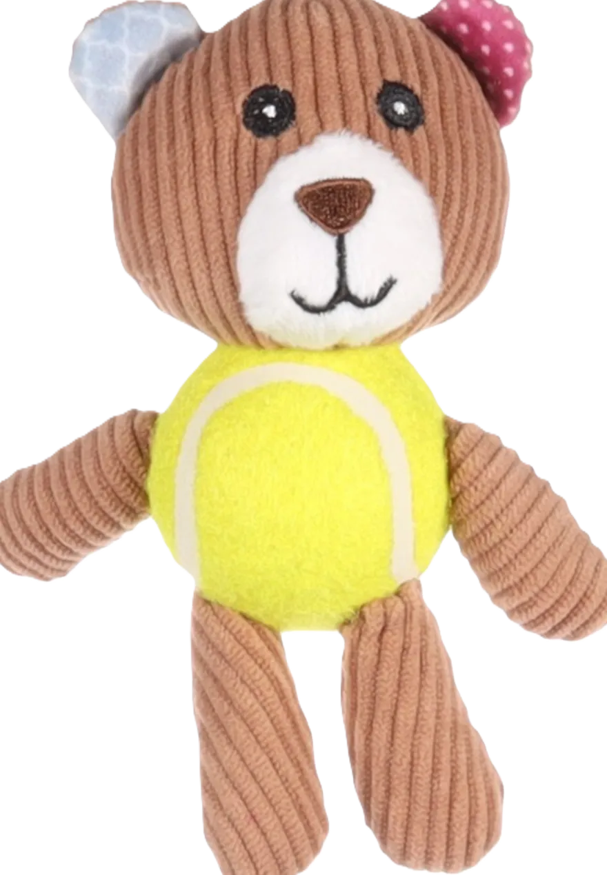 Hundeleke Nilak Bear Tennis, 15 cm