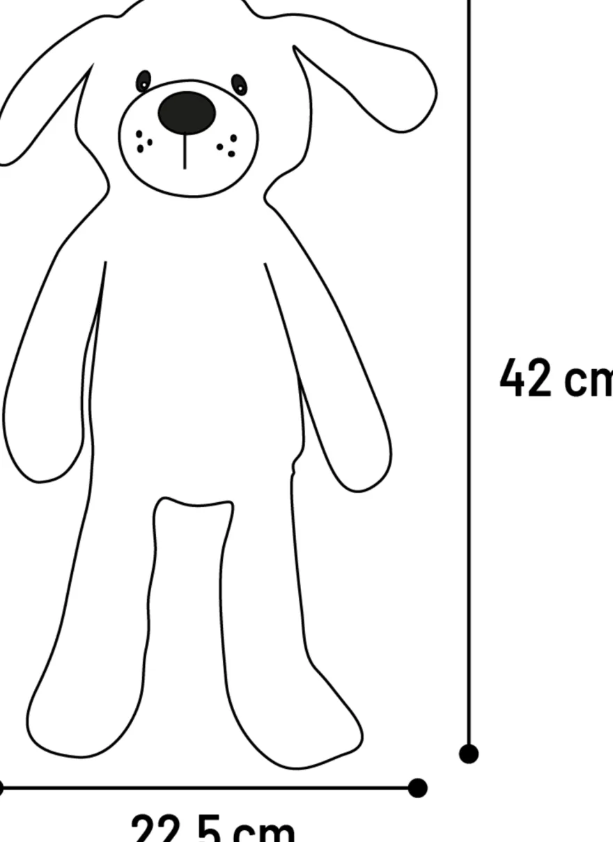 Hundeleke Roza Dog, rosa, 42 cm
