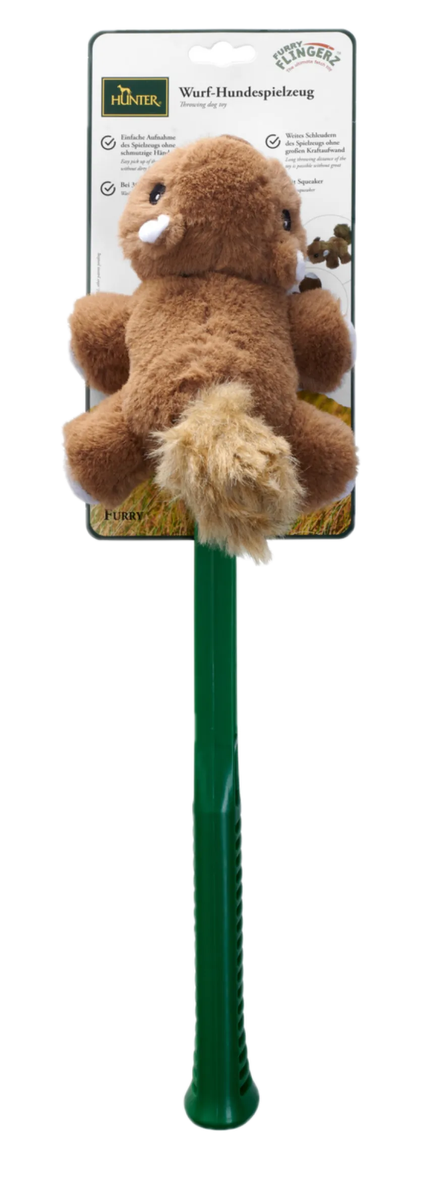 Hundeleketøy Flingerz Furry Squirrel With Launcher
