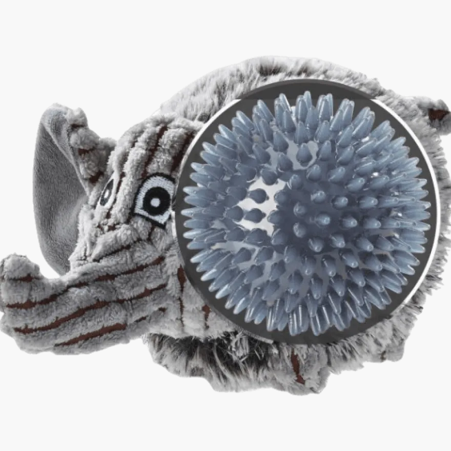 Hundeleketøy Pori Elefant Polyester Grå 18cm