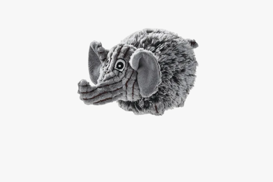 Hundeleketøy Pori Elefant Polyester Grå 18cm
