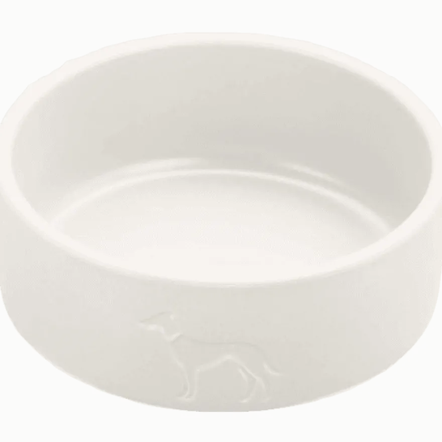 Hunde- og kattefôrskål Osby Ceramic White 550 ml/ø12,5 cm