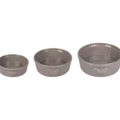 Hundeskål Mabel Ceramic Taupe 640 ml, Ø 15 cm
