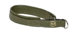 Hundhalsband - Halvstryp Skinnskodd Green 32,5 cm