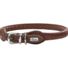 Hundhalsband Round & Soft Brun