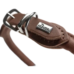 Hundhalsband Round & Soft Brun