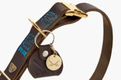 Hundhalsband Sansibar Cognac