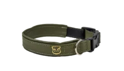 Hundhalsband SNK Sammet - Snabbknäppning/Ställbart Green 30 cm