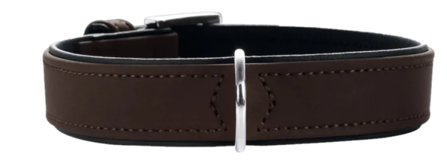 Hundhalsband Softie Brun/Svart