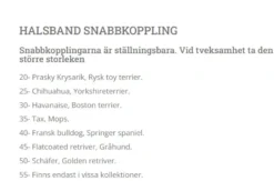 Hundhalsband Ställbart Skinn Beige 45cm