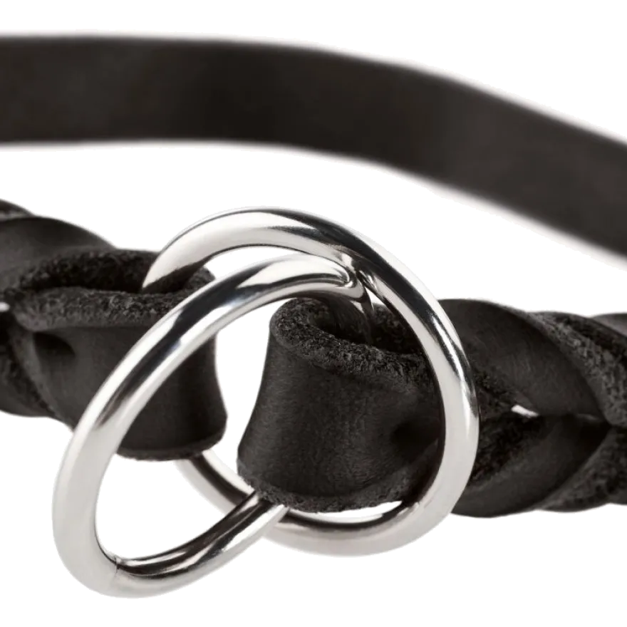 Hundhalsband Ställbart Solid Education Halvstryp Olivgrön