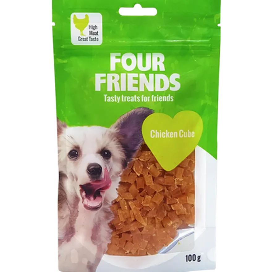 Hund/Katt Kylling Cube 100 g