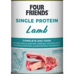 Hund Single Protein Lam 400 g x 12