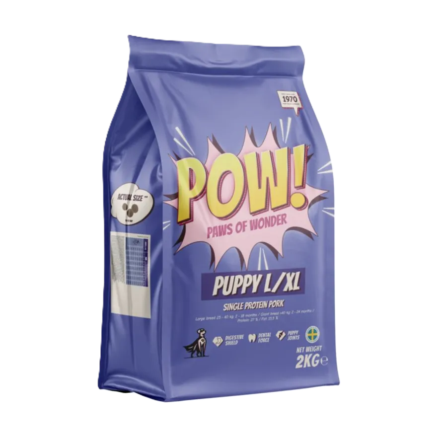 Hund Valp Large / X-Large Svinekjøtt 2 kg