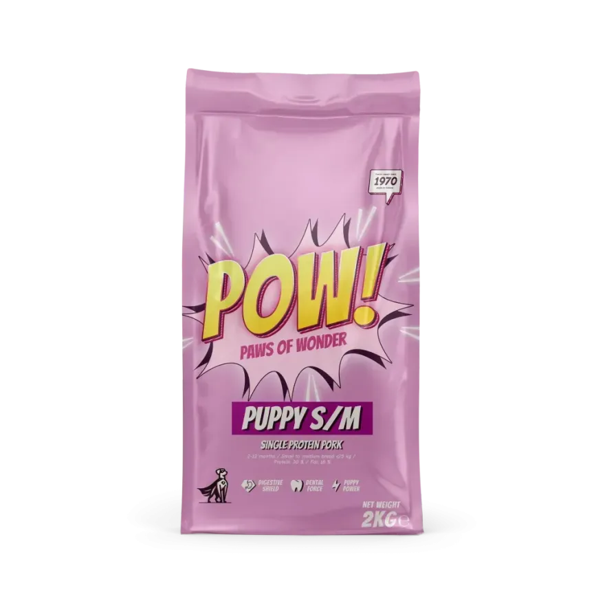 Hund Valp Liten / Medium Svinekjøtt 12 kg