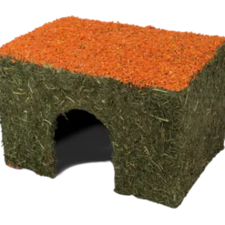 Høyhus med gulrot oransje 15 x 9 x 10 cm