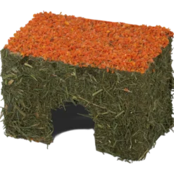 Høyhus med gulrot oransje 15 x 9 x 10 cm