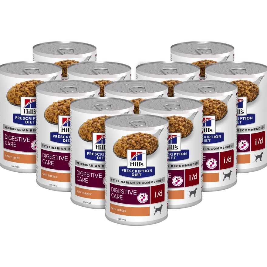 i/d Digestive Care kalkun hermetikk - våtfôr til hund 360 g x 12