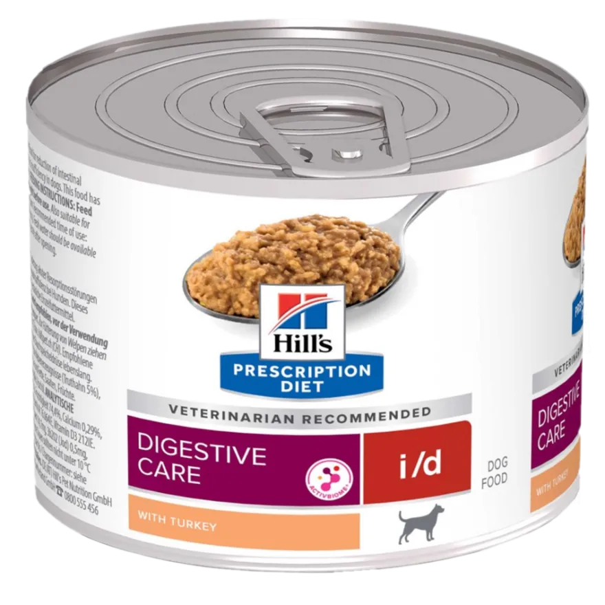 i/d Digestive Care kalkun hermetikk - våtfôr til hund 200 g x 12 stk