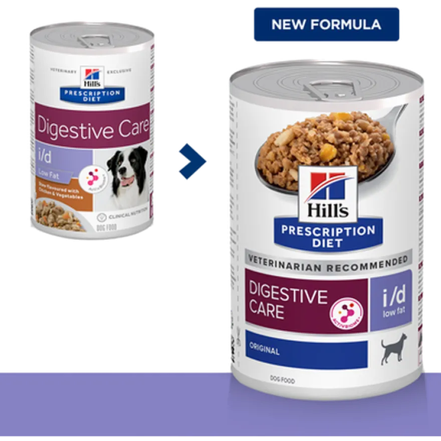 i/d Digestive Care Low Fat Chicken & Veg Stew Canned - Wet Dog Food 354 g x 12