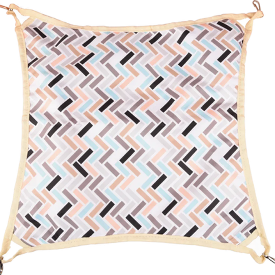 Ilderhengekøye med Clavio-mønster 37 x 37 cm
