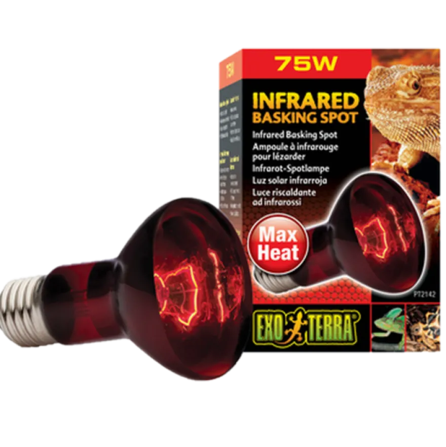 Infrarød solstråle - Heat Glo svart 50 W